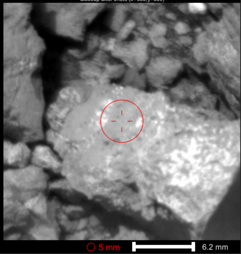 Target of ChemCam's millionth laser shot on Mars Target of ChemCam's millionth laser shot on Mars